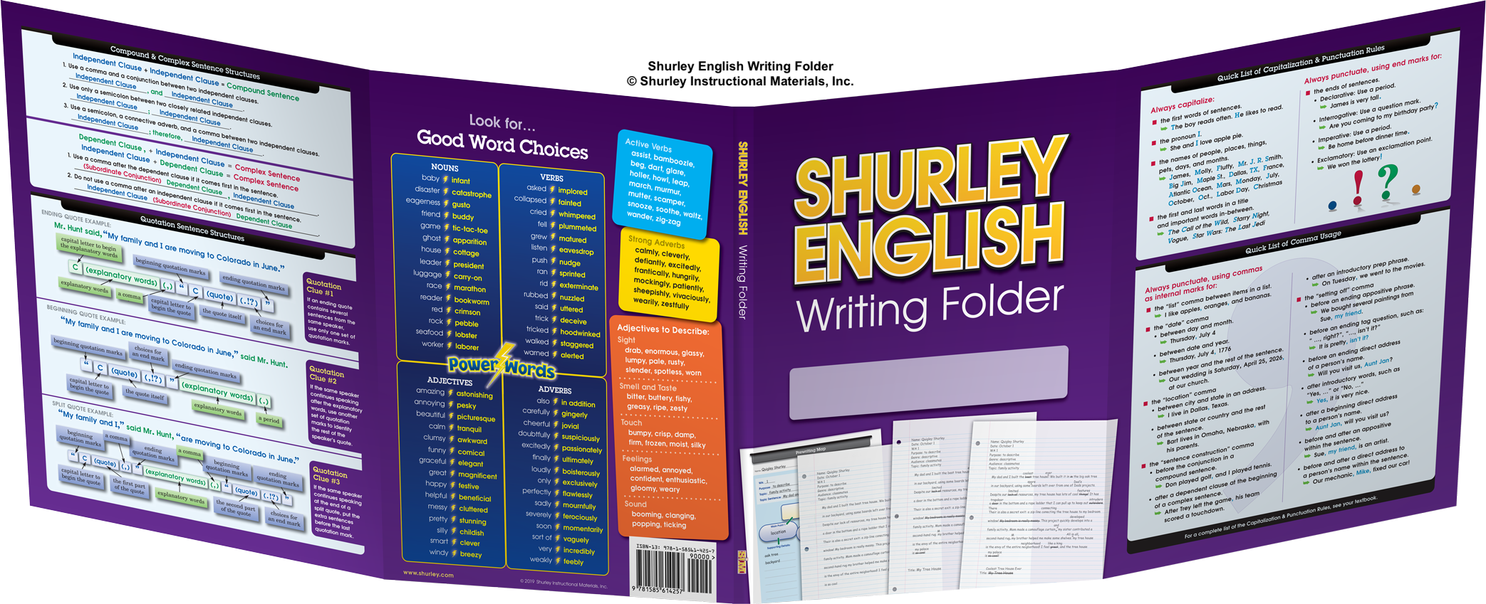  Shurley English Writing Folder:  ©Shurley Instructional Materials, Inc.  