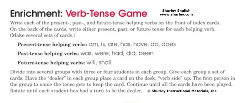 A Guide to Verb Tenses